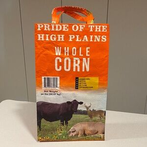 🌼3/$20🌼 Upcycled Reusable Pride of the High Plains Whole Corn Tote Bag ♻️